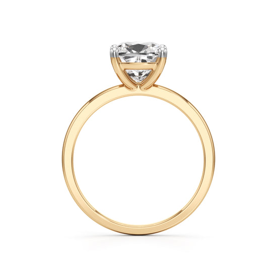 Eterna Cushion Solitaire Ring