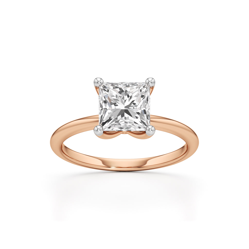 Regalia Radiant  Princess Cut Solitaire Ring