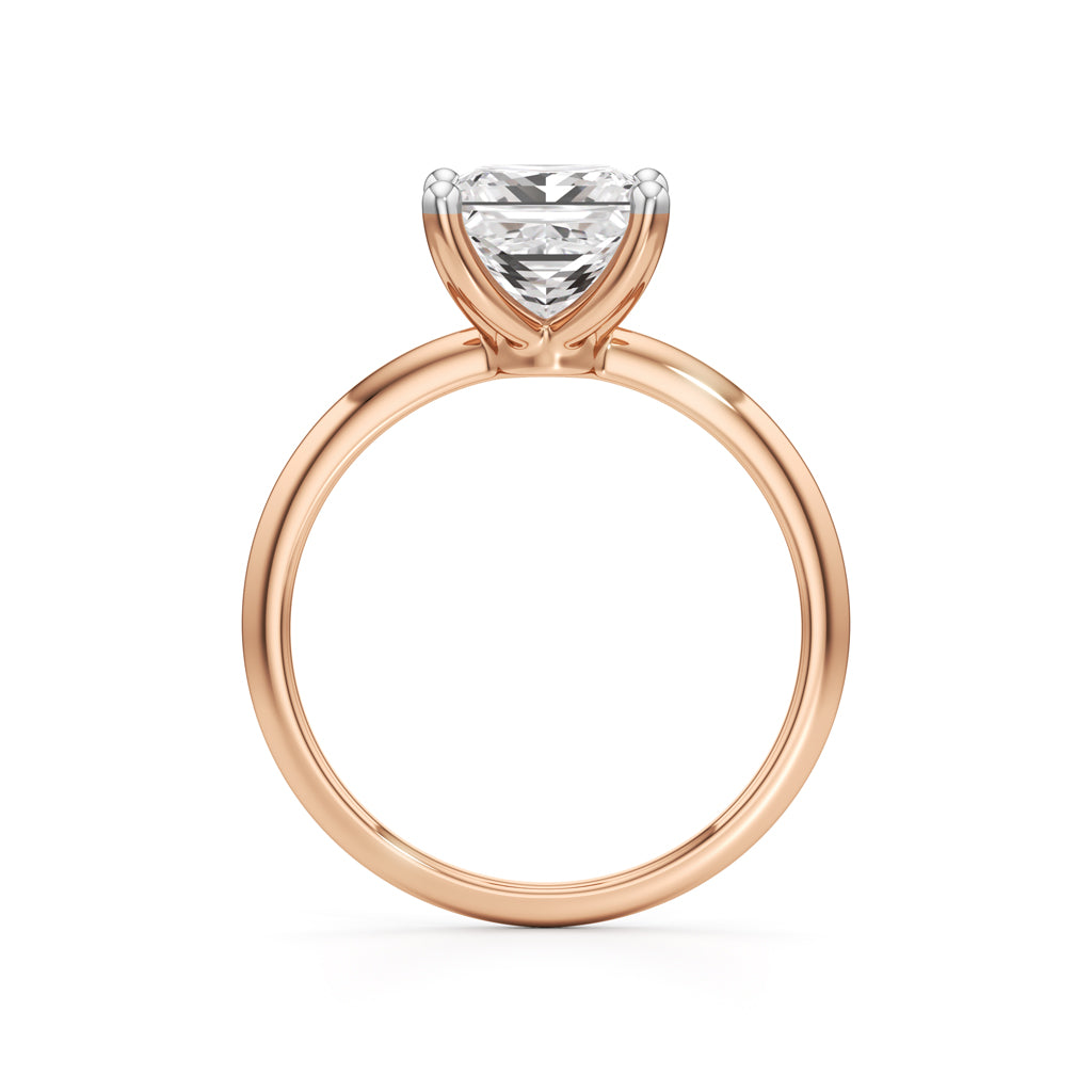 Regalia Radiant  Princess Cut Solitaire Ring