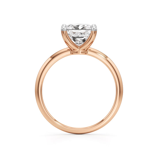 Regalia Radiant  Princess Cut Solitaire Ring