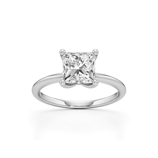 Regalia Radiant  Princess Cut Solitaire Ring