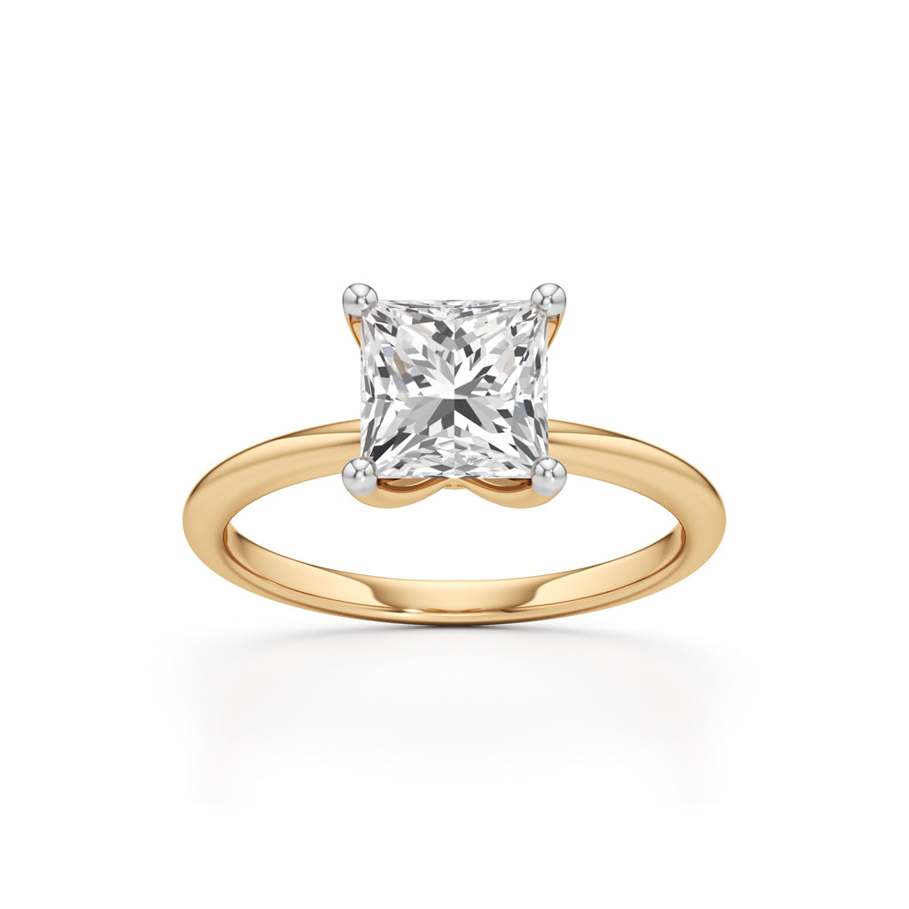 Regalia Radiant  Princess Cut Solitaire Ring