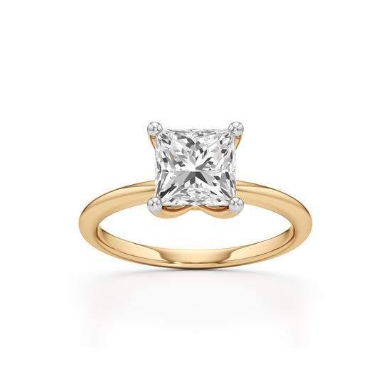 Regalia Radiant  Princess Cut Solitaire Ring