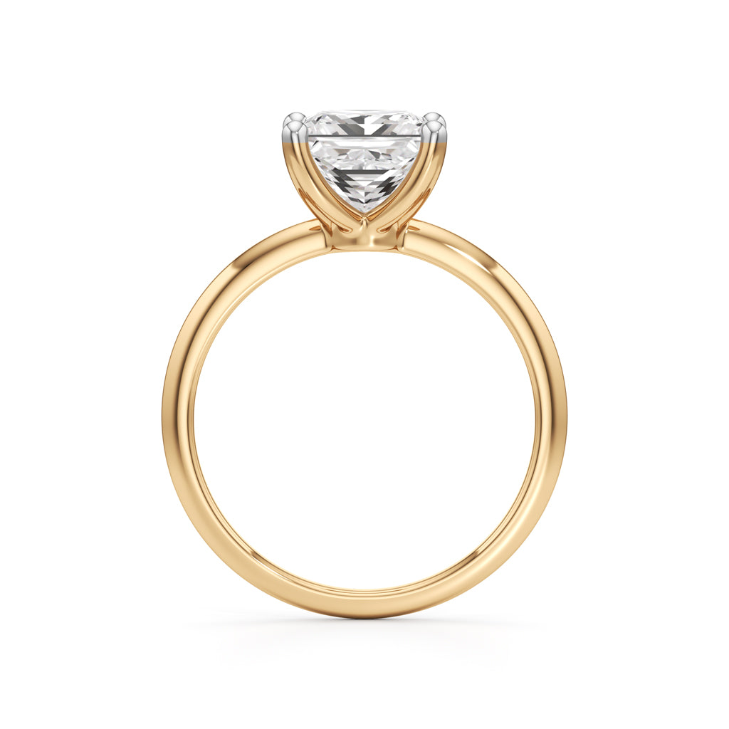 Regalia Radiant  Princess Cut Solitaire Ring
