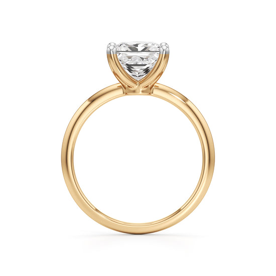 Regalia Radiant  Princess Cut Solitaire Ring