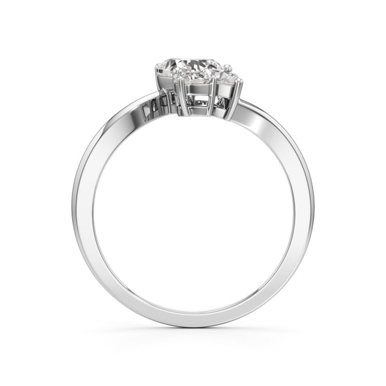 TrioHearts Harmony  3 Heart Diamond Cluster Ring
