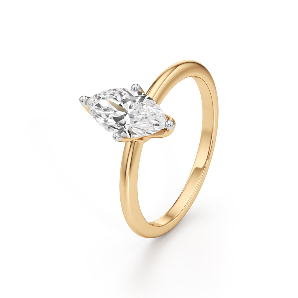 Grace Marquise Solitaire Ring
