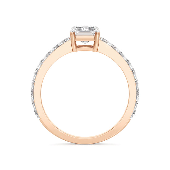Luxe Lineage EmeraldCut Diamond Ring