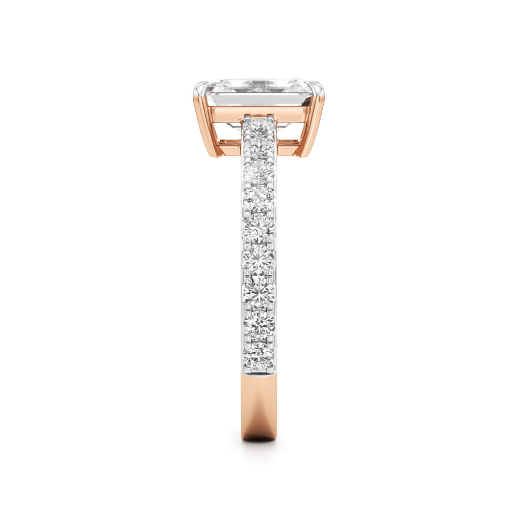 Luxe Lineage EmeraldCut Diamond Ring