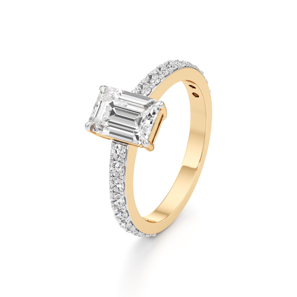 Luxe Lineage EmeraldCut Diamond Ring
