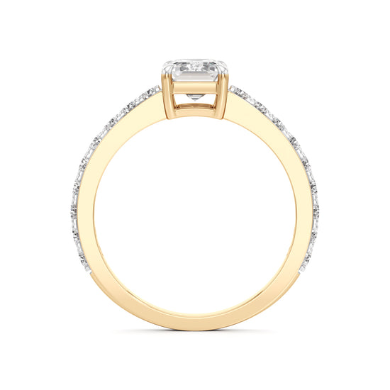 Luxe Lineage EmeraldCut Diamond Ring