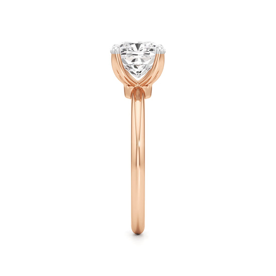 Eternal Spark Cushion-Cut Solitaire Ring