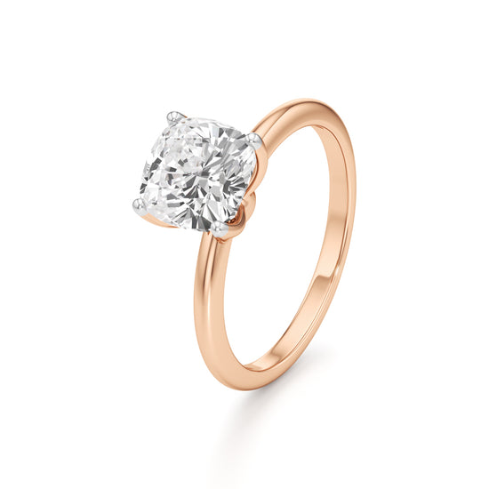 Eternal Spark CushionCut Solitaire Ring