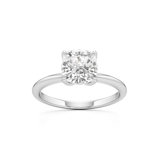 Eternal Spark Cushion-Cut Solitaire Ring