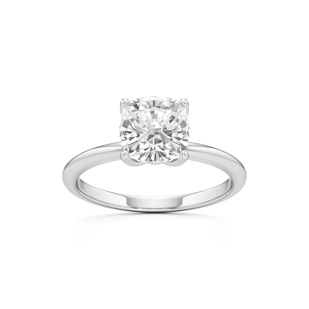 Eternal Spark CushionCut Solitaire Ring