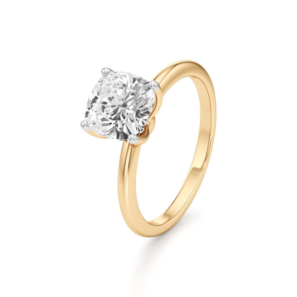 Eternal Spark CushionCut Solitaire Ring