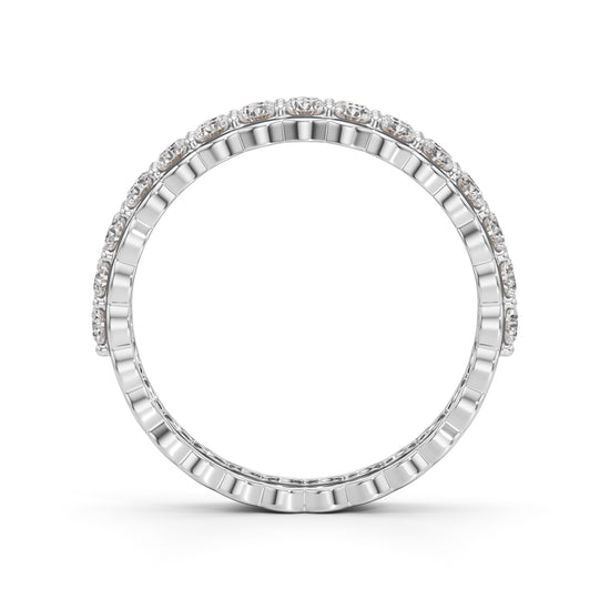 Radiant Grace Full-Eternity Diamond Band