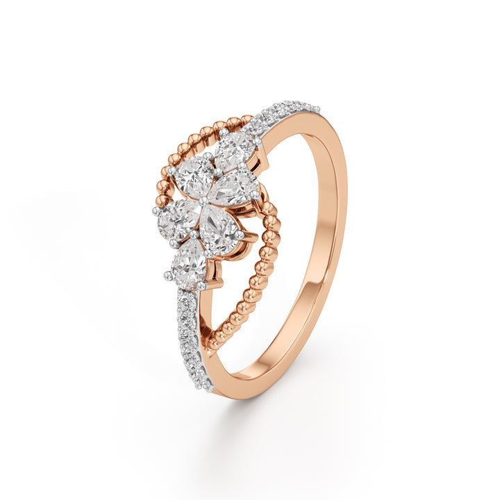 Blossom Charm Diamond Ring