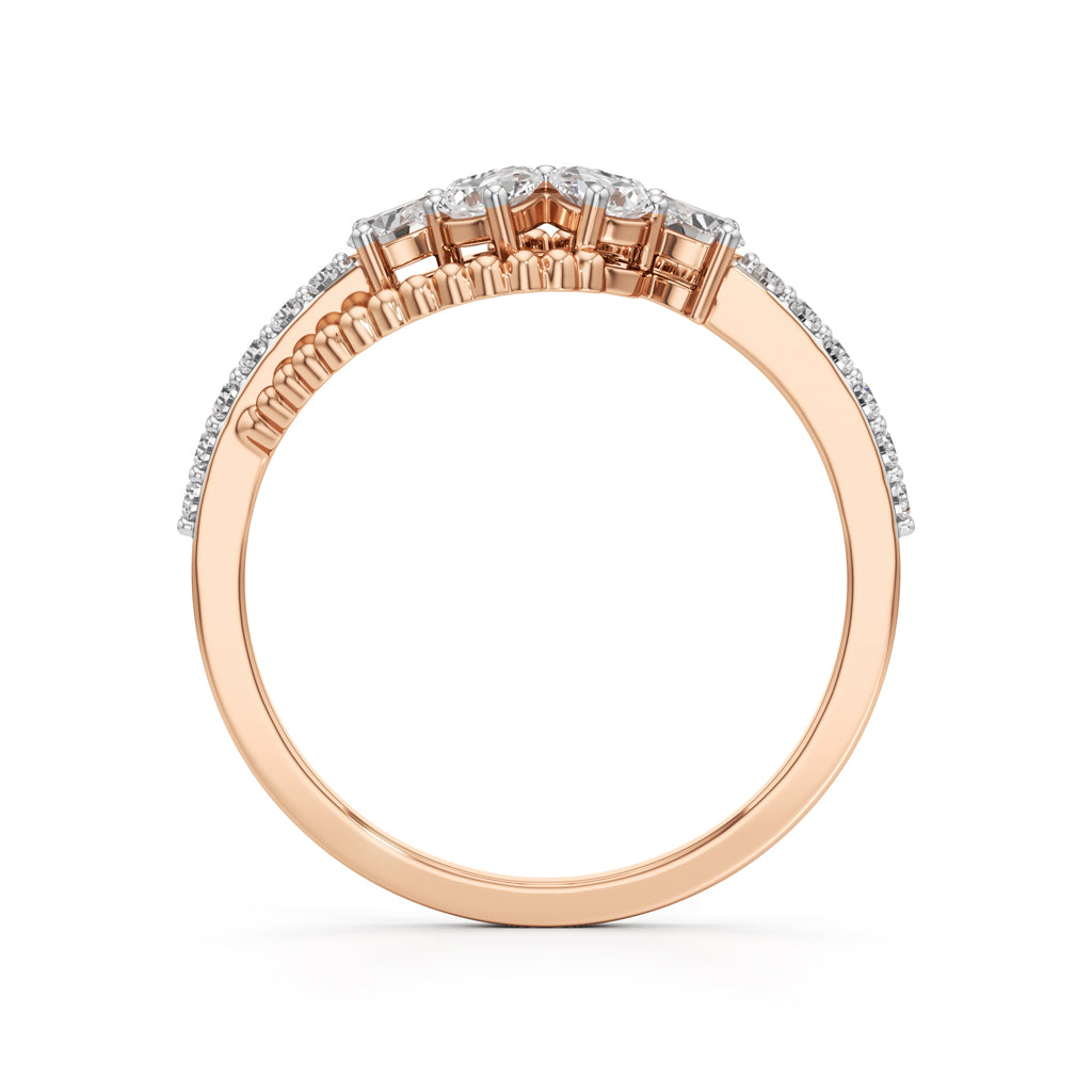 Blossom Charm Diamond Ring