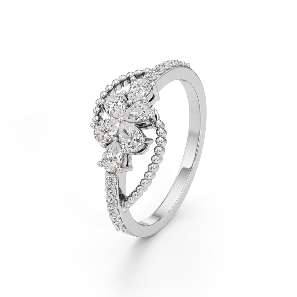 Blossom Charm Diamond Ring