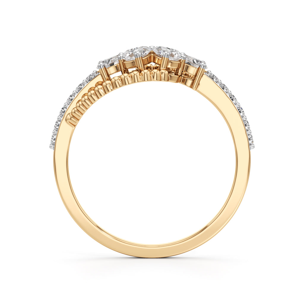 Blossom Charm Diamond Ring