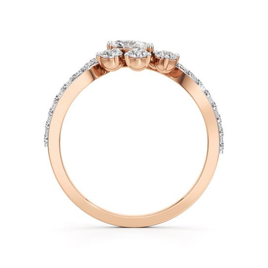 Celestia Curve Diamond Ring