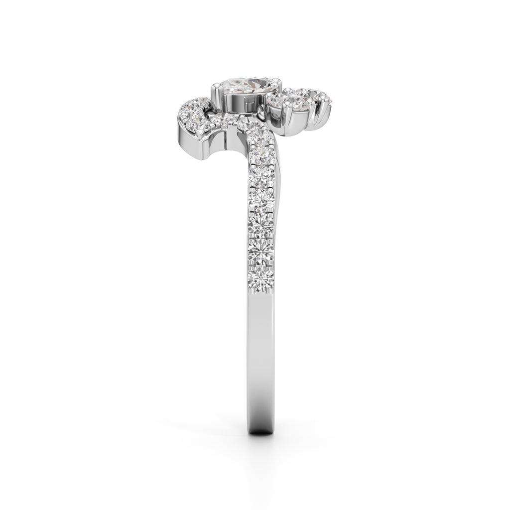 Celestia Curve Diamond Ring