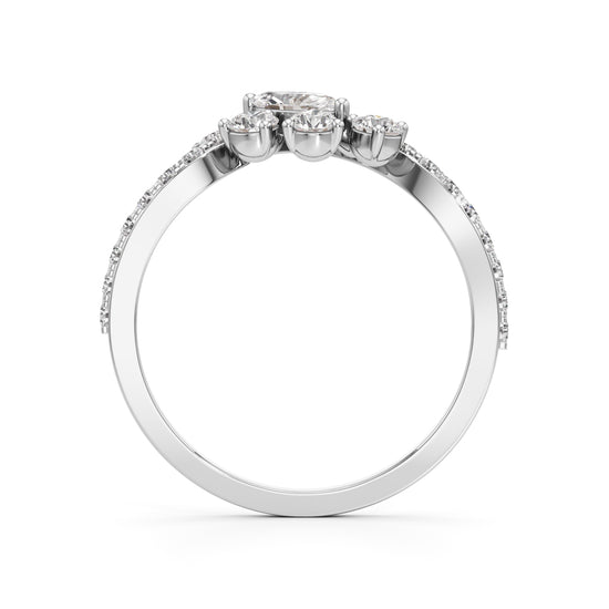 Celestia Curve Diamond Ring