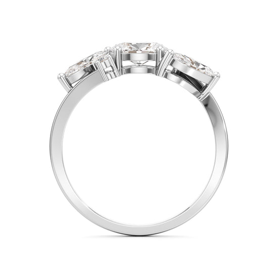 Triad Radiance Diamond Ring