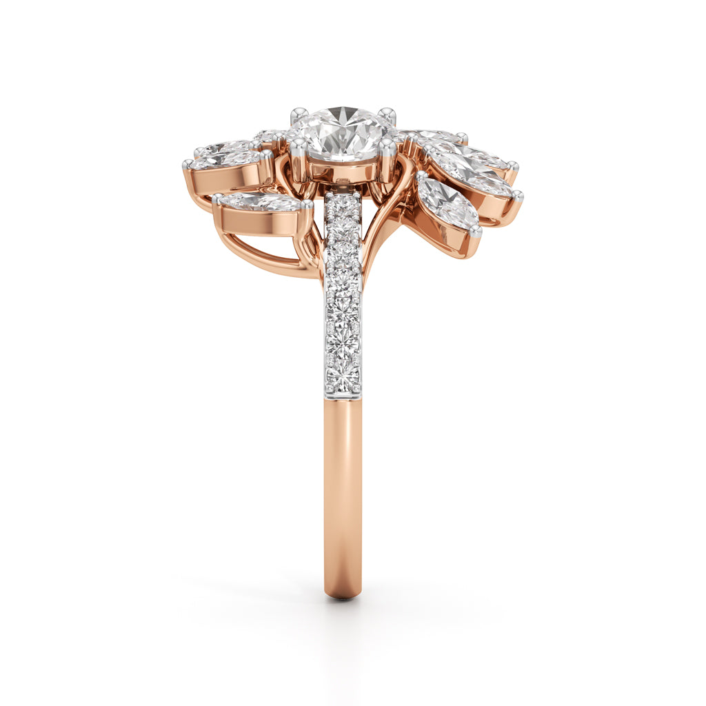 Solara Bloom Diamond Ring