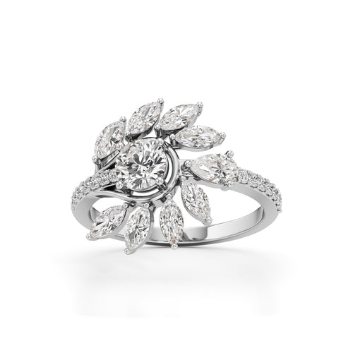 Solara Bloom Diamond Ring