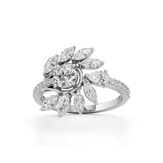 Solara Bloom Diamond Ring