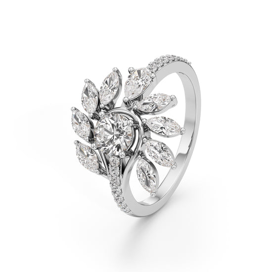 Solara Bloom Diamond Ring
