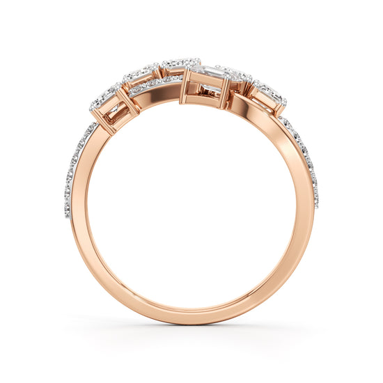 Celestara Emerald Dance Ring