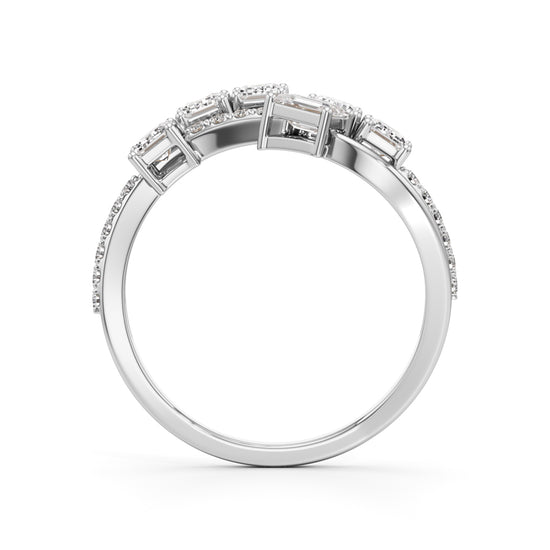 Celestara Emerald Dance Ring