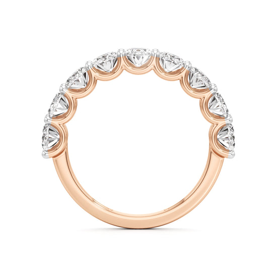 Roselle Nine Oval Diamond Band