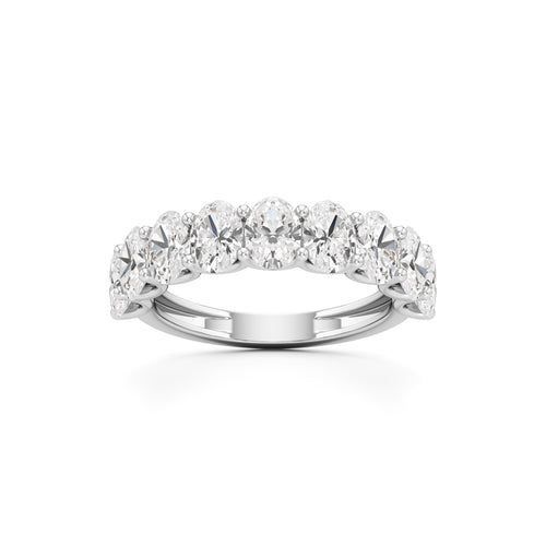 Roselle Nine Oval Diamond Band