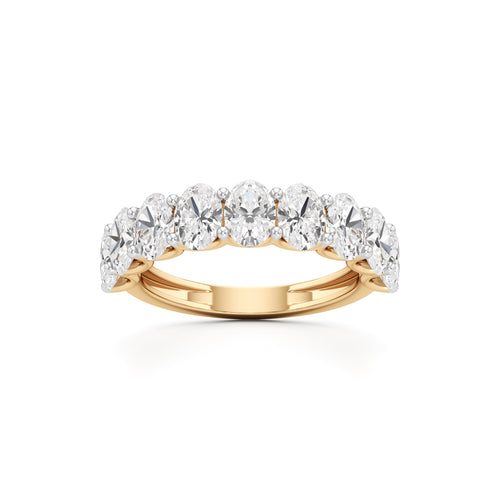 Roselle Nine Oval Diamond Band