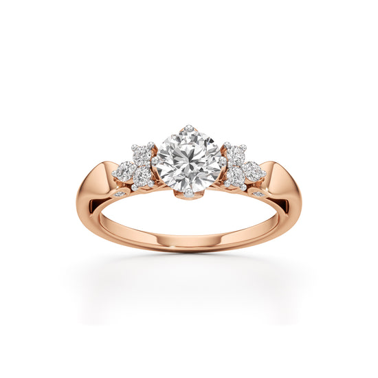 Aurelia Blossom Diamond Ring