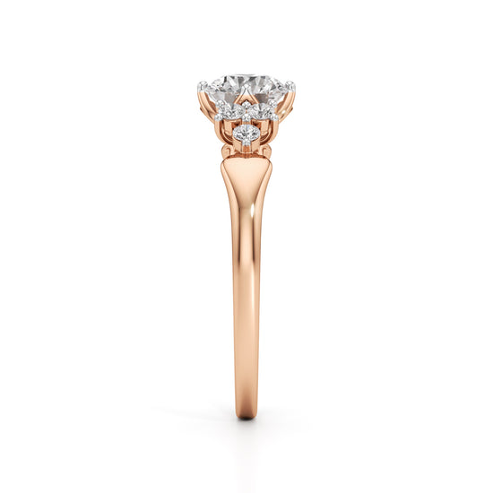 Aurelia Blossom Diamond Ring