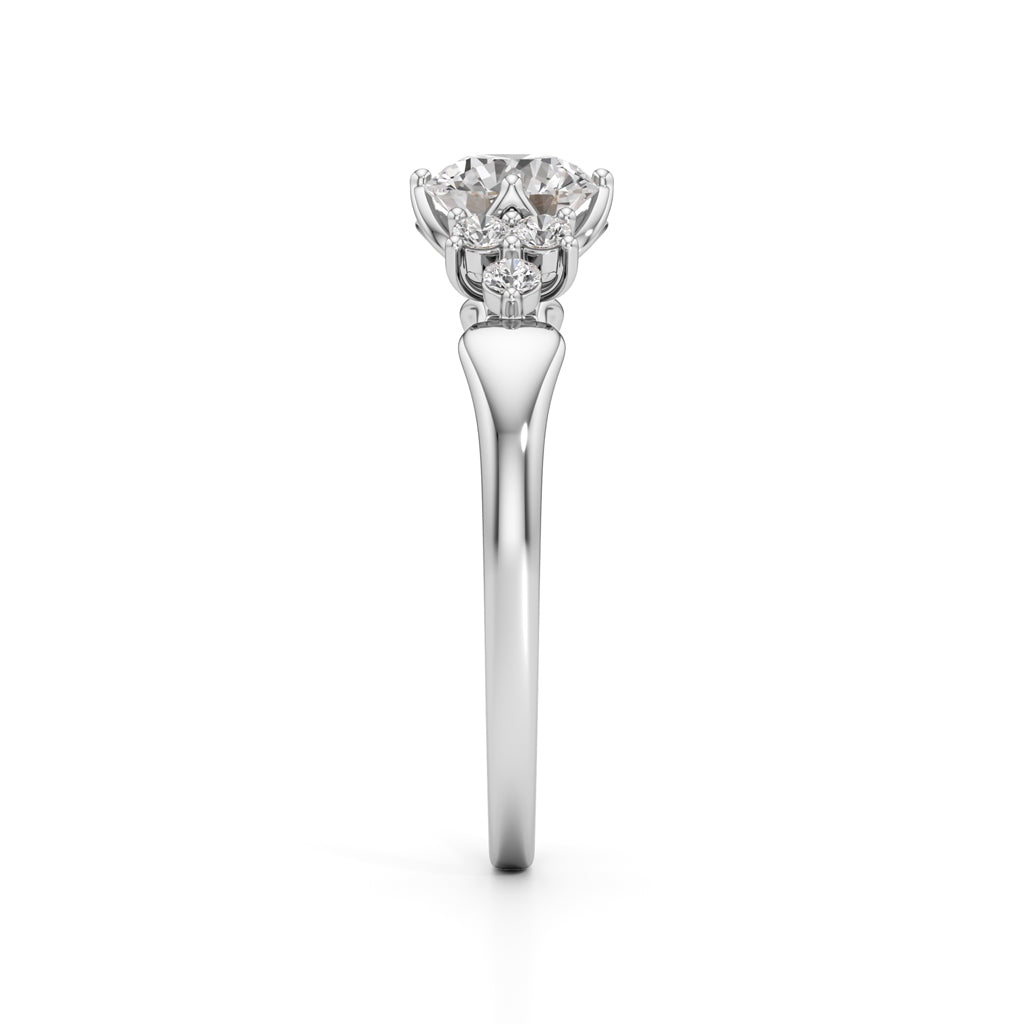 Aurelia Blossom Diamond Ring
