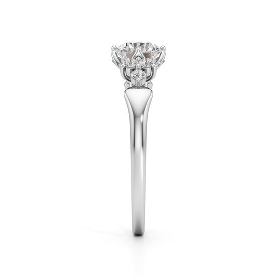 Aurelia Blossom Diamond Ring