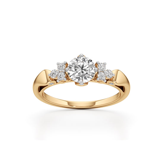 Aurelia Blossom Diamond Ring