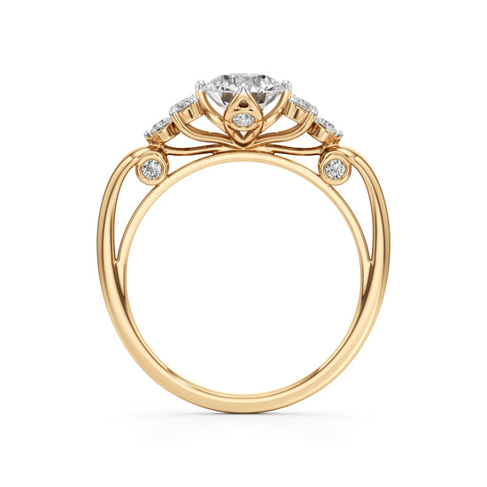 Aurelia Blossom Diamond Ring