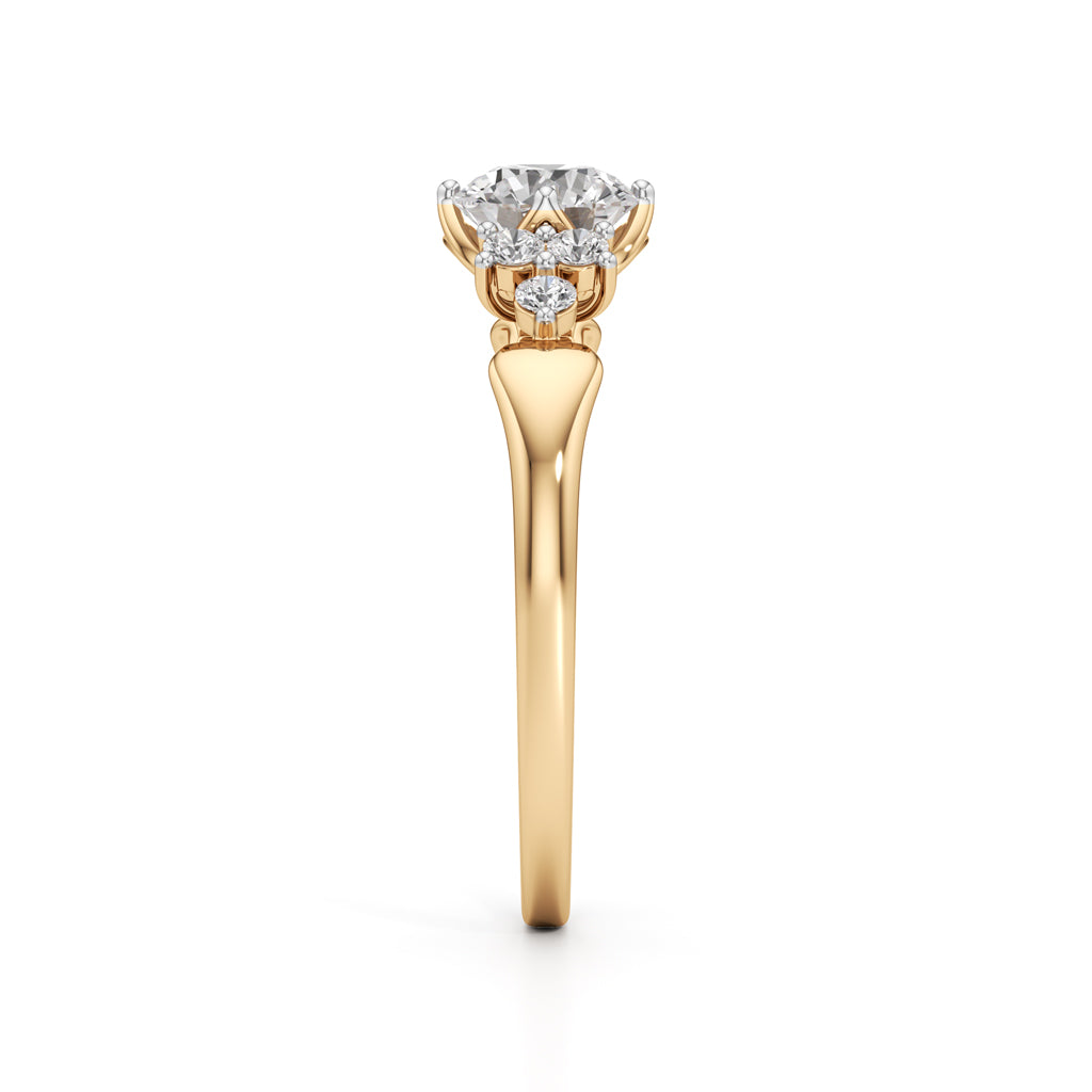 Aurelia Blossom Diamond Ring