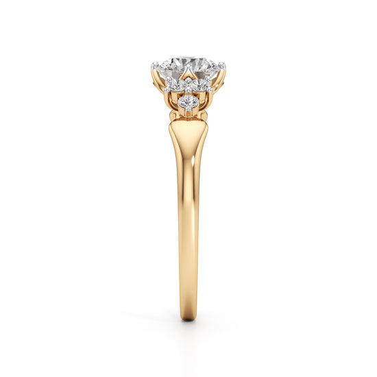Aurelia Blossom Diamond Ring