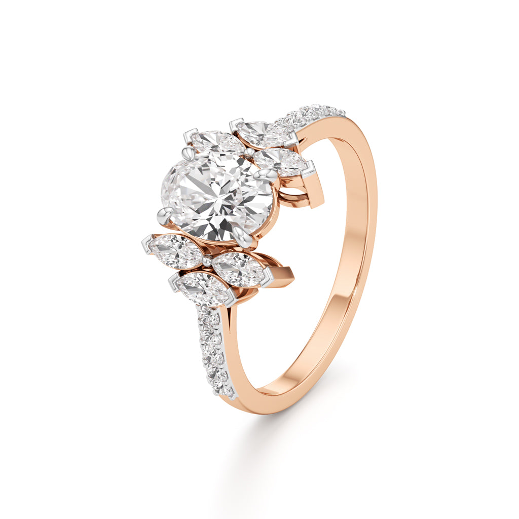 Seraphina Regal Cluster Ring