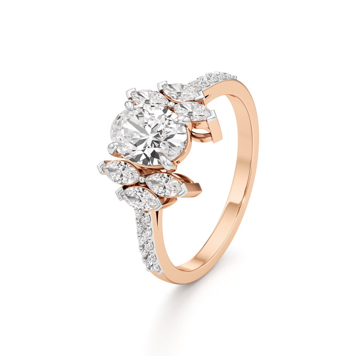 Seraphina Regal Cluster Ring
