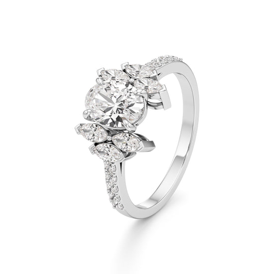 Seraphina Regal Cluster Ring