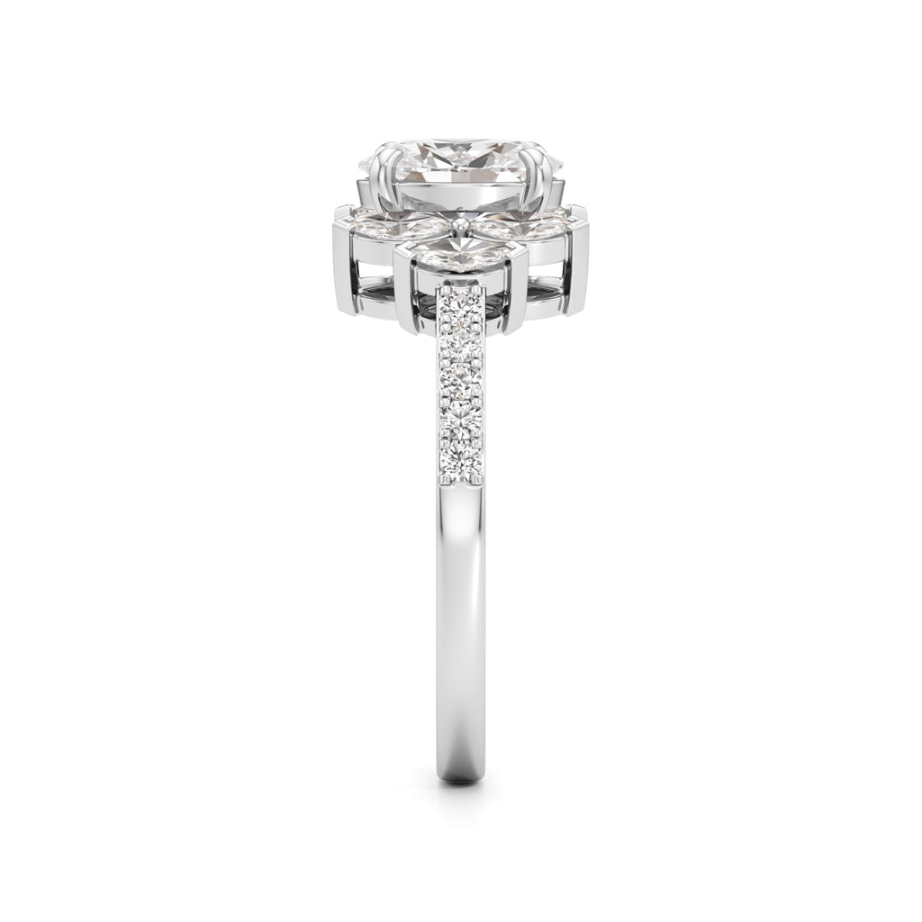 Seraphina Regal Cluster Ring